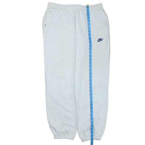 Nike Men's Grey Large Sweatpants Jogger Trousers 80% Cotton