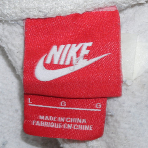 Nike Men's Grey Large Sweatpants Jogger Trousers 80% Cotton