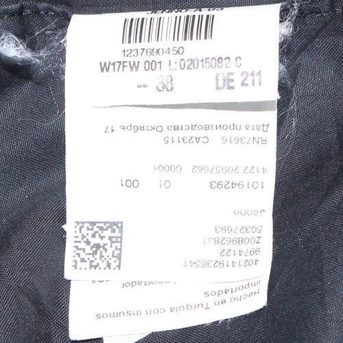 Hugo Boss Men's Black Slim Fit Long Sleeve Easy Iron Shirt Size 38