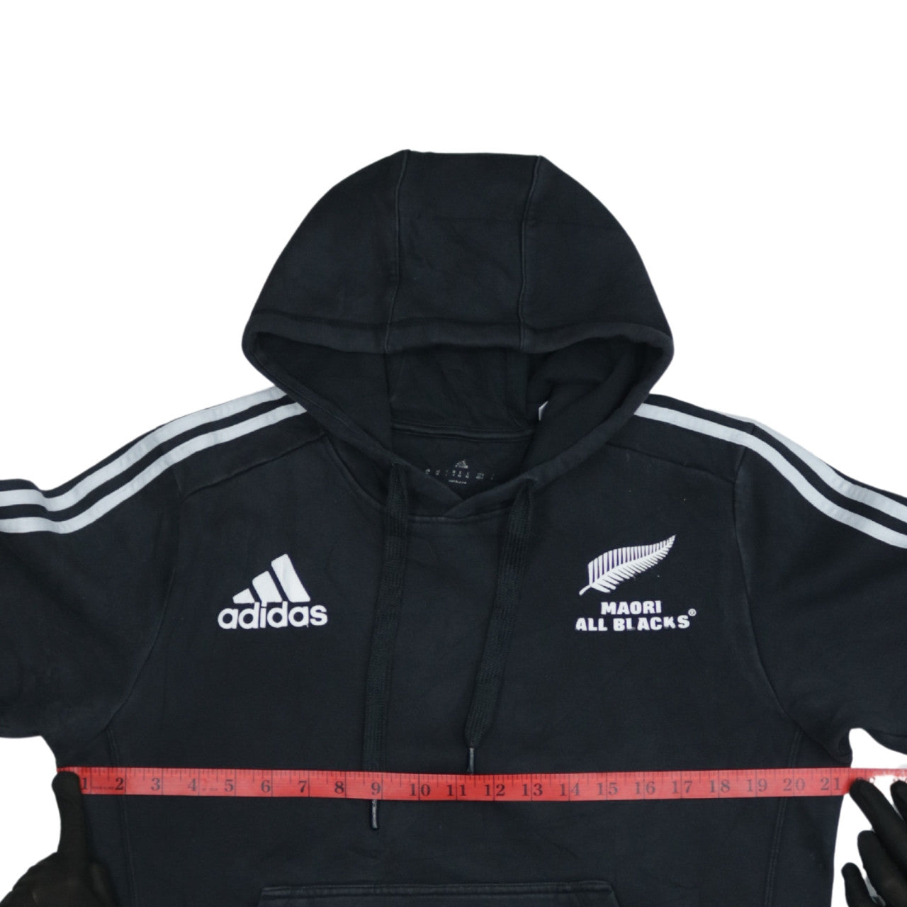 Adidas Men’s Black Maori All Blacks Pullover Hoodie Size M