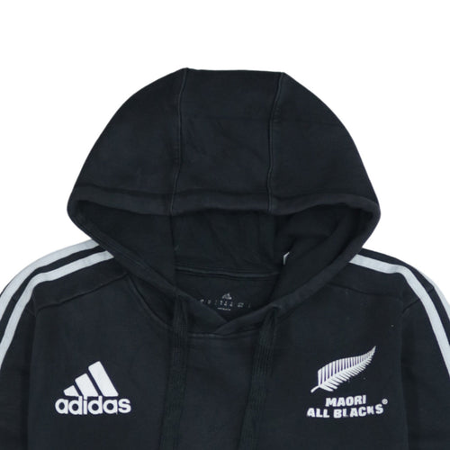 Adidas Men’s Black Maori All Blacks Pullover Hoodie Size M