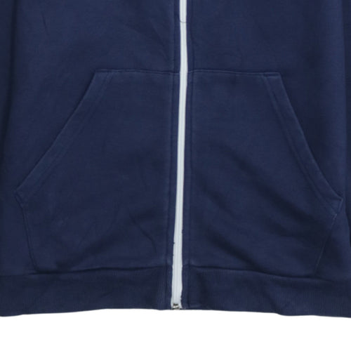Puma Boys Navy Blue Full Zip Hoodie Size 14-15 Years Cotton Blend
