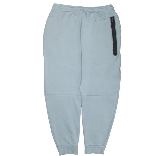 Nike Men's Grey Jogger Sweatpants L Tapered Fit Drawstring Soft Cotton
