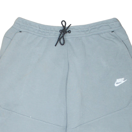 Nike Men's Grey Jogger Sweatpants L Tapered Fit Drawstring Soft Cotton