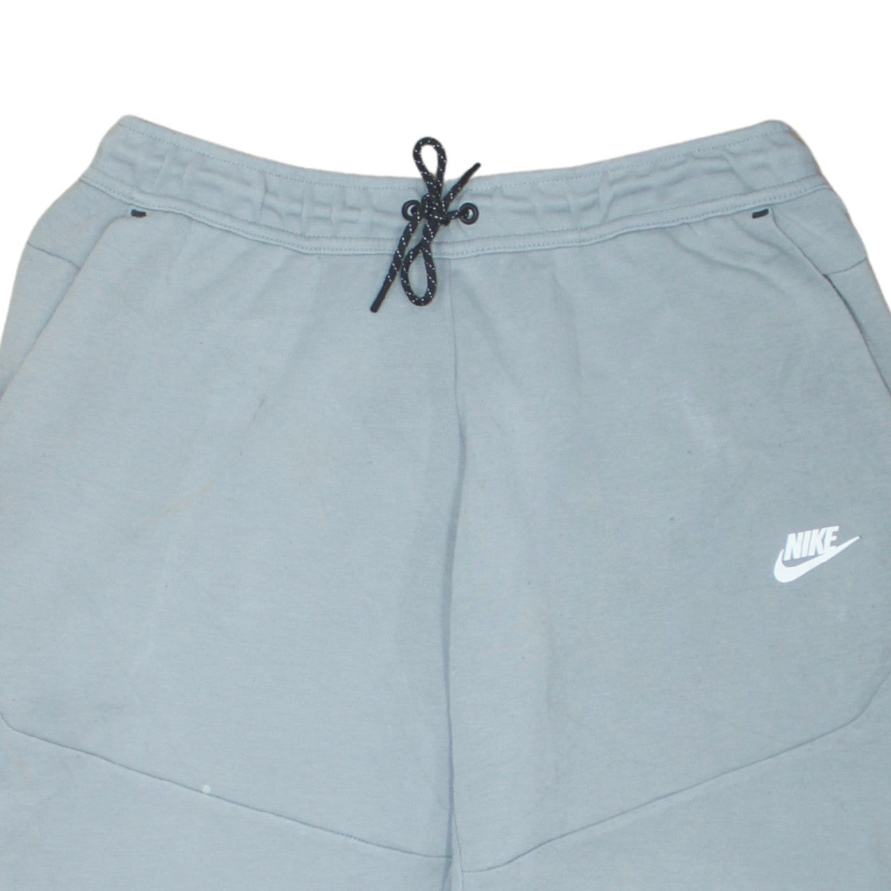 Nike Men's Grey Jogger Sweatpants L Tapered Fit Drawstring Soft Cotton