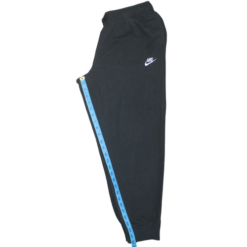 Nike Womens Black L Jogger Fleece Sweatpants Cotton Blend Activewear