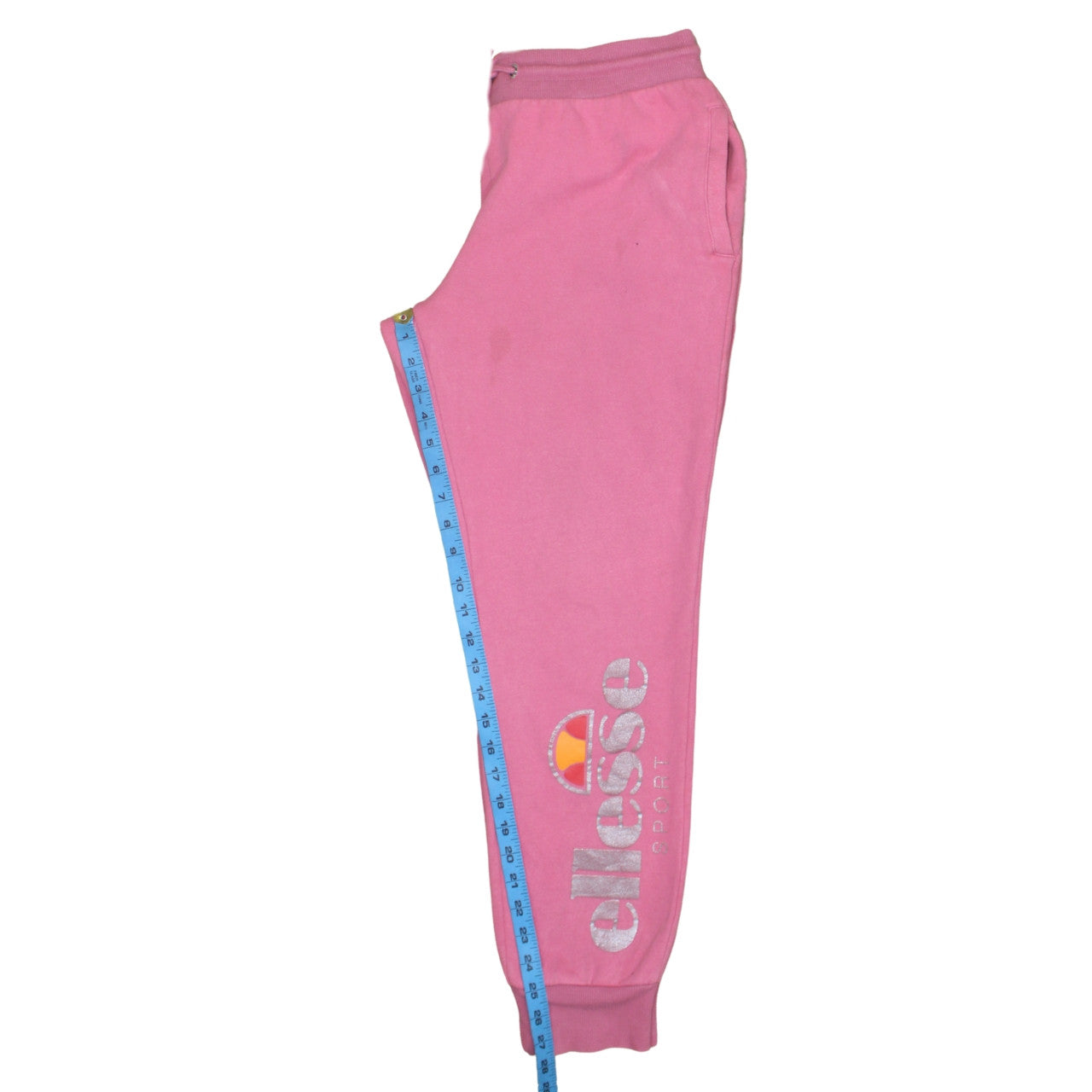 Ellesse Womens Pink Jogger Sweatpants Size 14 Cotton Blend