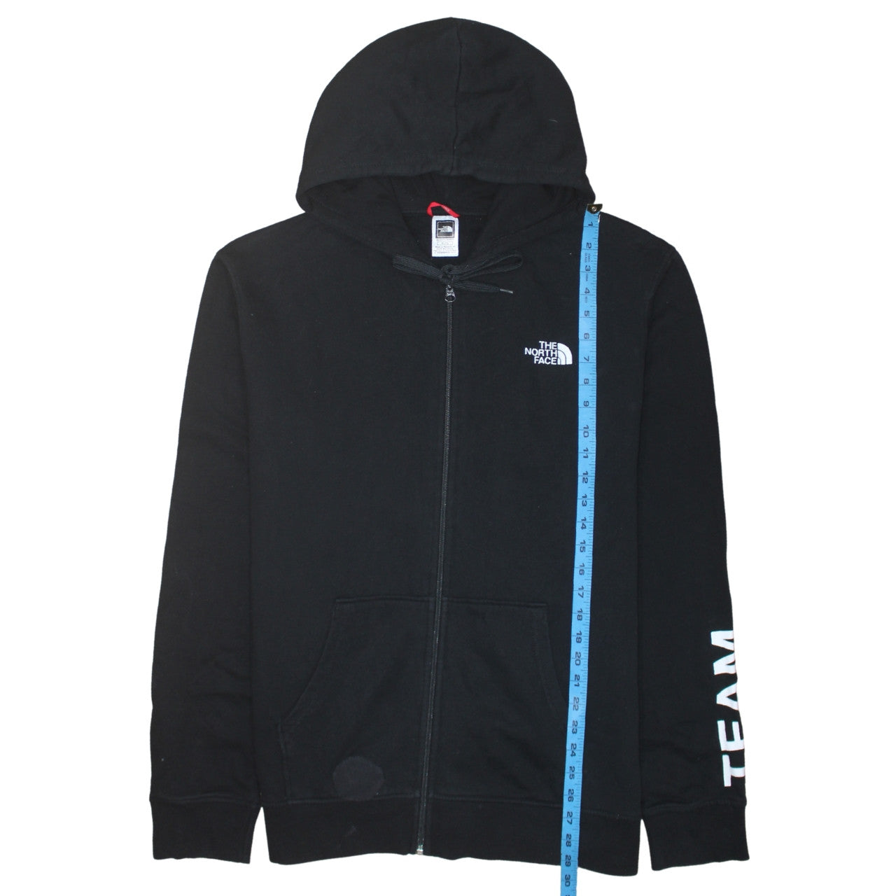 The North Face Men's Black XL Full Zip Hoodie Team Graphic