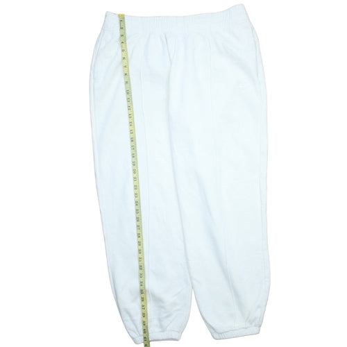 Nike Women's White XL Fleece Jogger Sweatpants Activewear Trousers