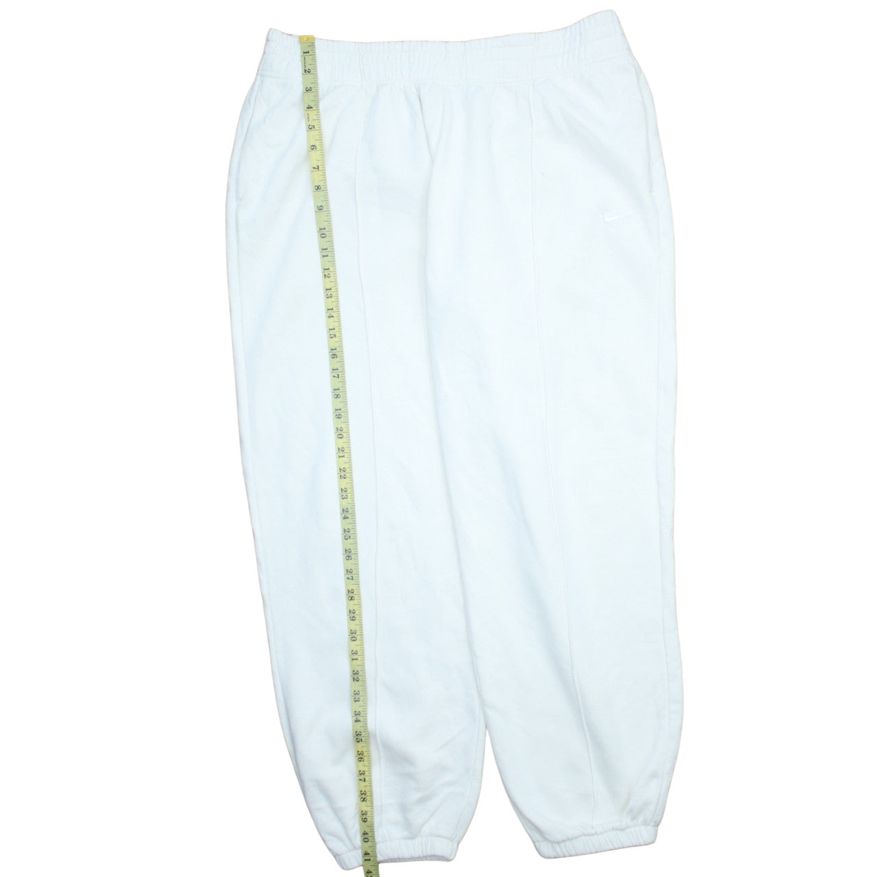 Nike Women's White XL Fleece Jogger Sweatpants Activewear Trousers