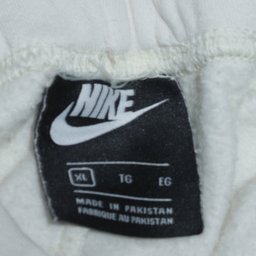Nike Women's White XL Fleece Jogger Sweatpants Activewear Trousers