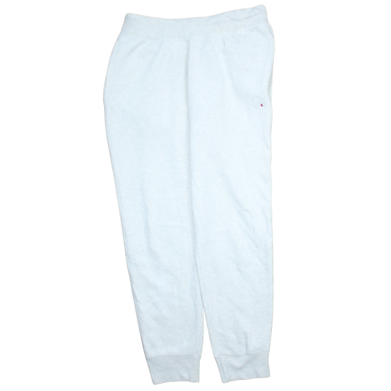 Champion Womens White Reverse Weave Fleece Jogger Trousers Size L