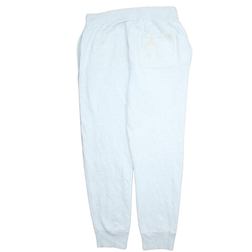 Champion Womens White Reverse Weave Fleece Jogger Trousers Size L