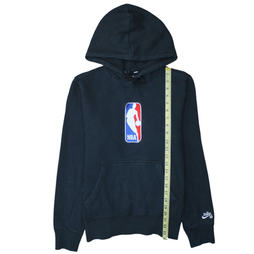 Nike SB Womens Black XS Pullover Hoodie NBA Logo Cotton Blend
