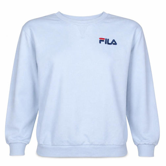 Front view of Fila Women’s Light Blue XL Crew Neck Pullover Sweatshirt
