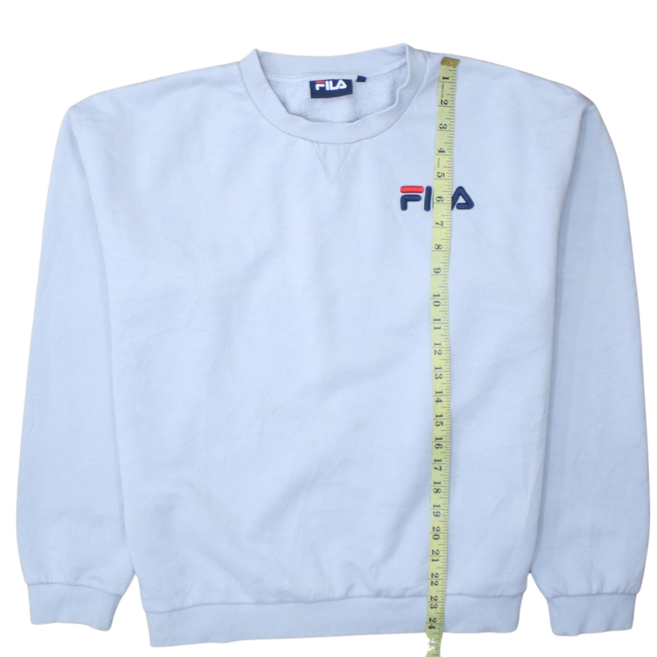 FILA Women’s Light Blue XL Crew Neck Pullover Sweatshirt