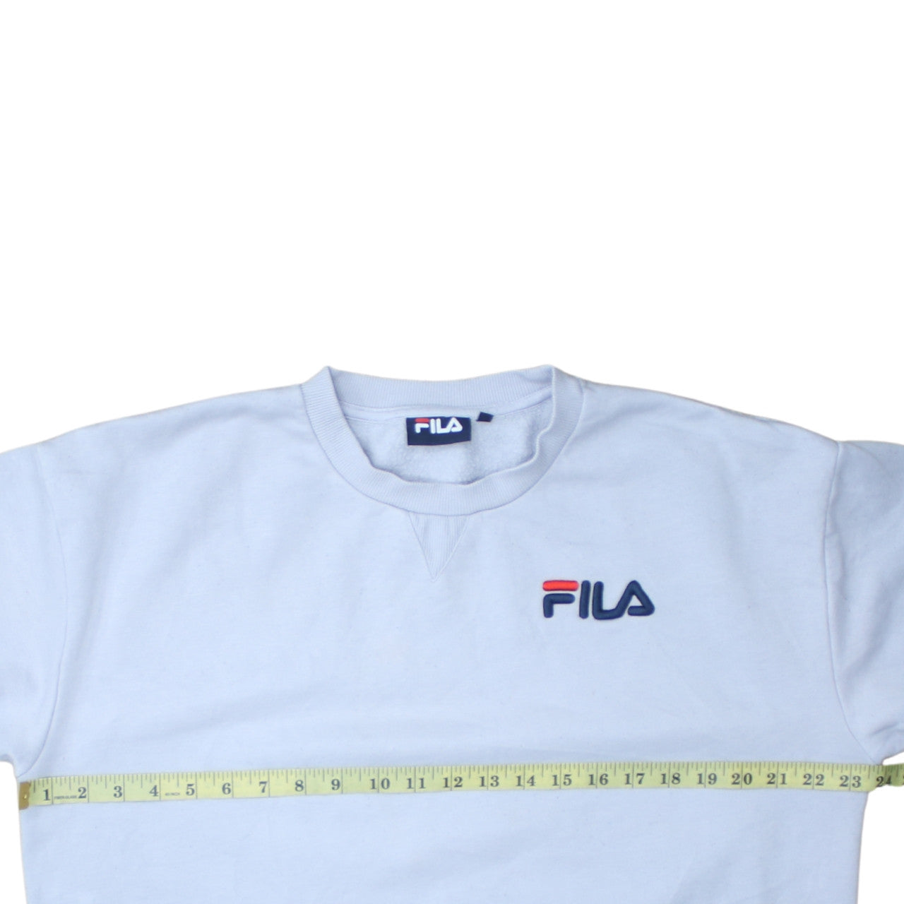 FILA Women’s Light Blue XL Crew Neck Pullover Sweatshirt
