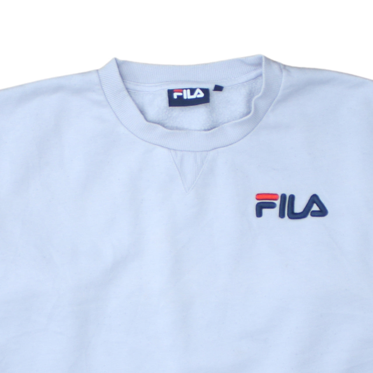 FILA Women’s Light Blue XL Crew Neck Pullover Sweatshirt