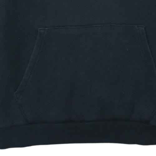 Puma Men's Black Pullover Hoodie S Fleece Logo Sportswear