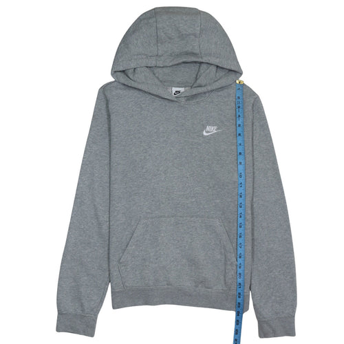 Nike Men's Grey Pullover Hoodie M Regular Fit Sportswear