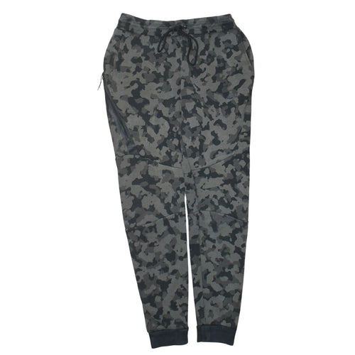 Nike Men's Grey Camouflage Jogger Trousers Size S Cotton Blend
