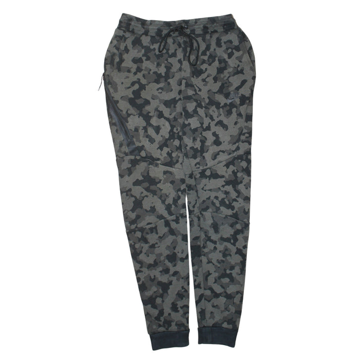 Nike Men's Grey Camouflage Jogger Trousers Size S Cotton Blend
