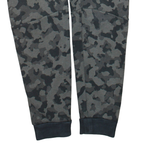 Nike Men's Grey Camouflage Jogger Trousers Size S Cotton Blend