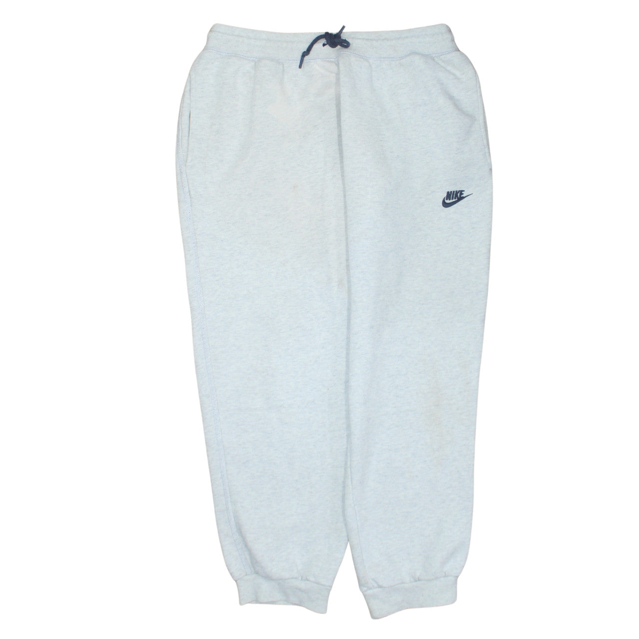 Nike Men's Grey Fleece Jogger Sweatpants L Regular Fit