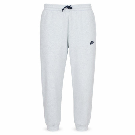 Front view of Nike Men's Grey Fleece Jogger Sweatpants L Regular Fit