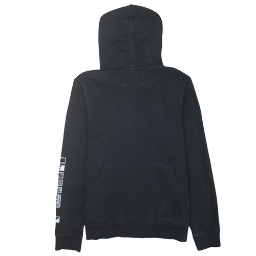 Puma Boys Black Pullover Hoodie Large Cotton Blend Casual Sportswear