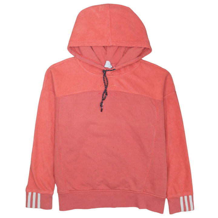 Adidas Womens Coral Hoodie Size 8 Pullover Hooded Sweatshirt