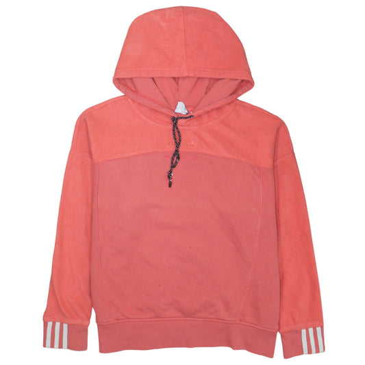 Adidas Womens Coral Hoodie Size 8 Pullover Hooded Sweatshirt