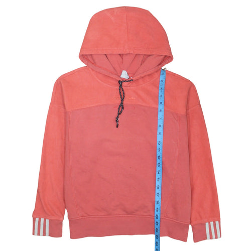 Adidas Womens Coral Hoodie Size 8 Pullover Hooded Sweatshirt