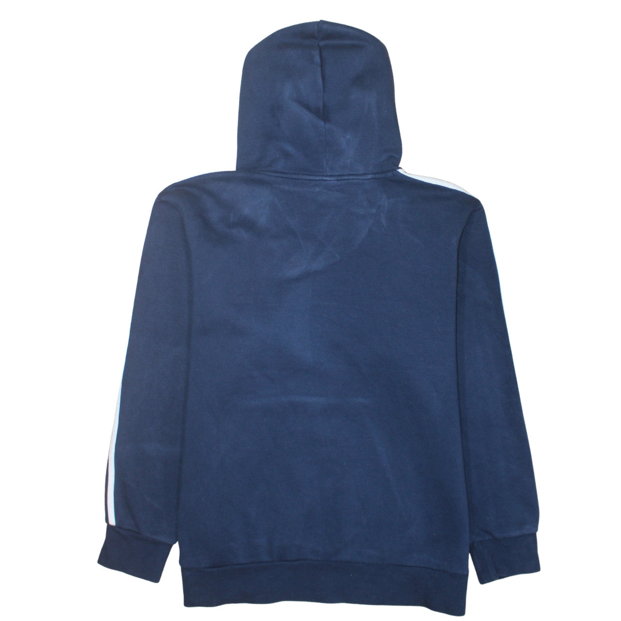 Adidas Mens Blue 2XL Pullover Hoodie Logo Sportswear Fleece