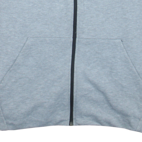 Nike Men's Grey Dri-Fit Full Zip Hoodie Size L