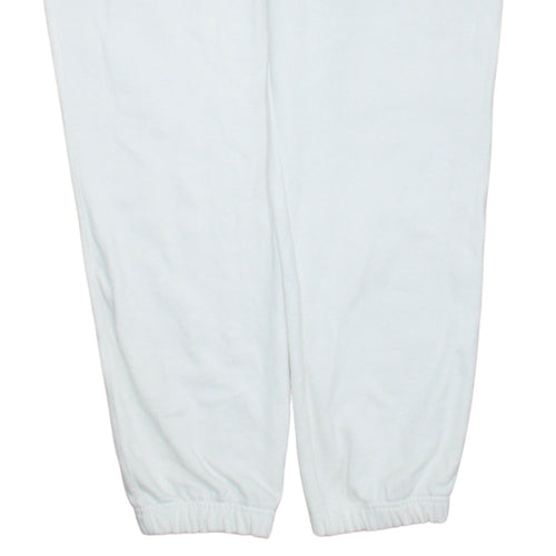 Nike Women White Standard Fit Sweatpants L Cotton Joggers