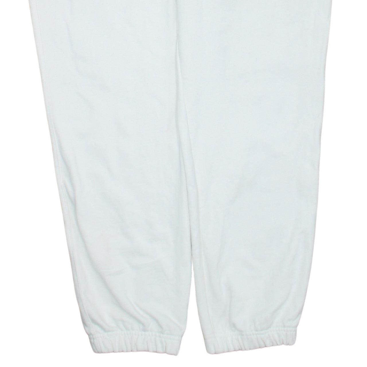 Nike Women White Standard Fit Sweatpants L Cotton Joggers