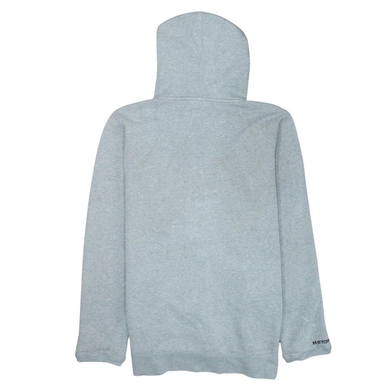 Under Armour Men's Grey Full Zip Hoodie Size L Fleece Cotton