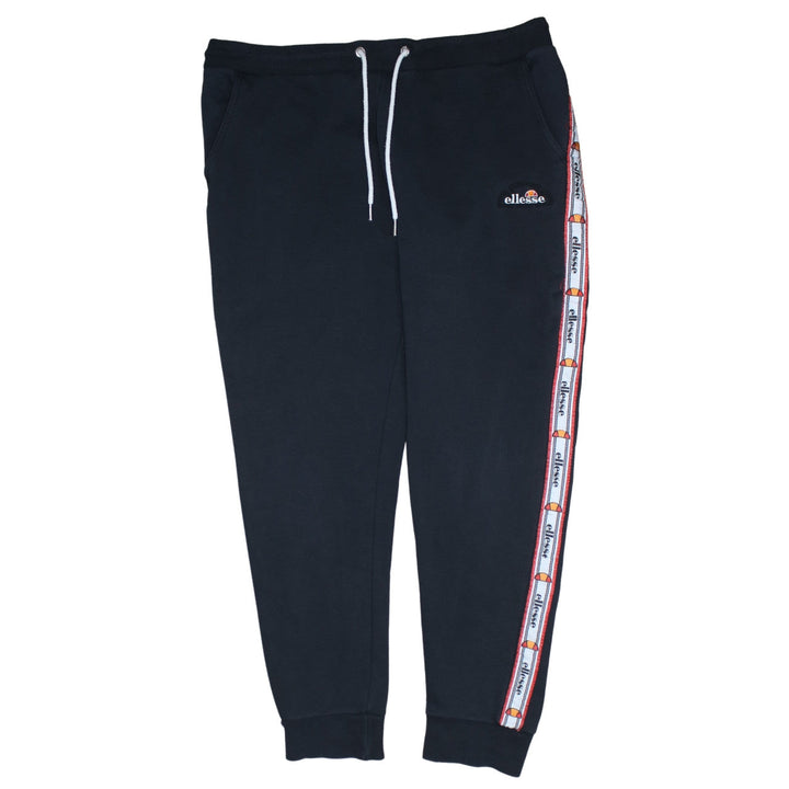 Ellesse Womens Black Jogger Trousers Size 10 Elastic Waist Fleece