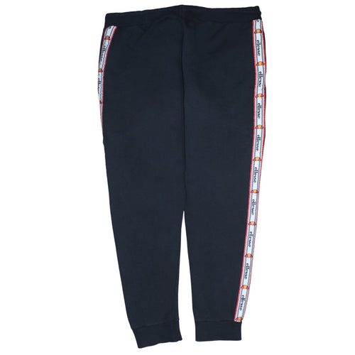 Ellesse Womens Black Jogger Trousers Size 10 Elastic Waist Fleece