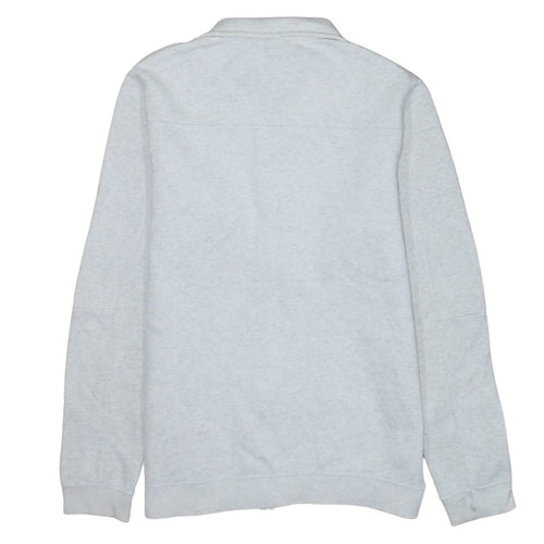 Nike Mens Grey Full Zip Sweatshirt Medium Classic Logo