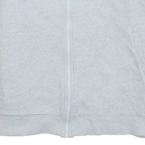 Nike Mens Grey Full Zip Sweatshirt Medium Classic Logo