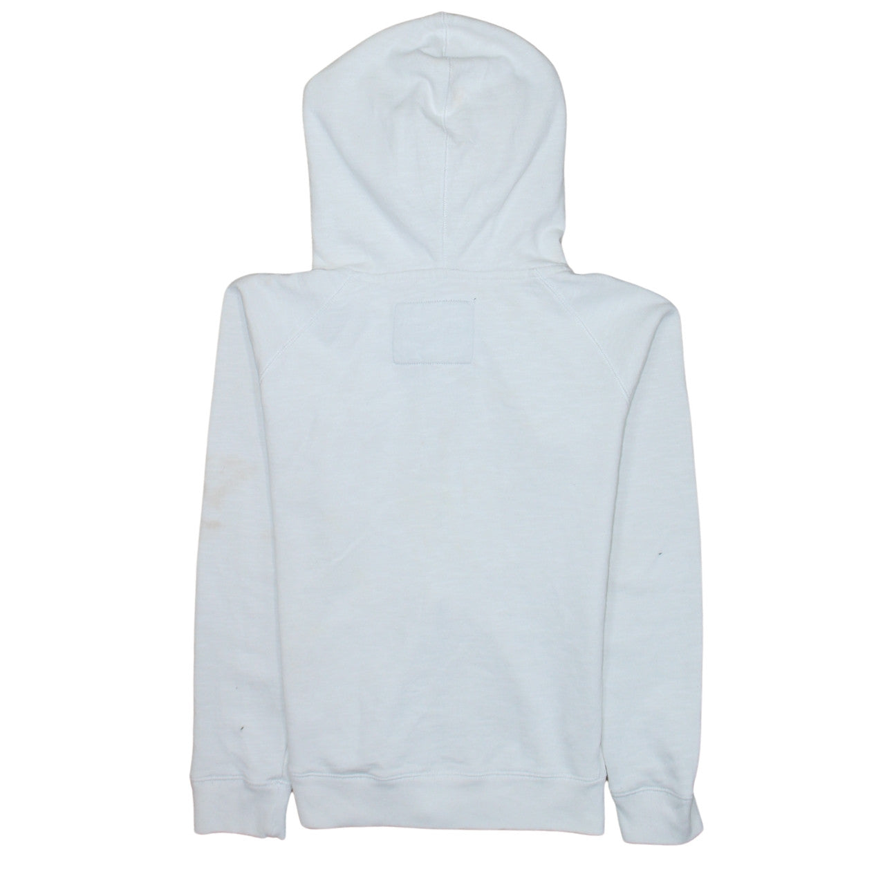 Diesel Mens White Full Zip Hoodie Small Vintage Track & Field Style