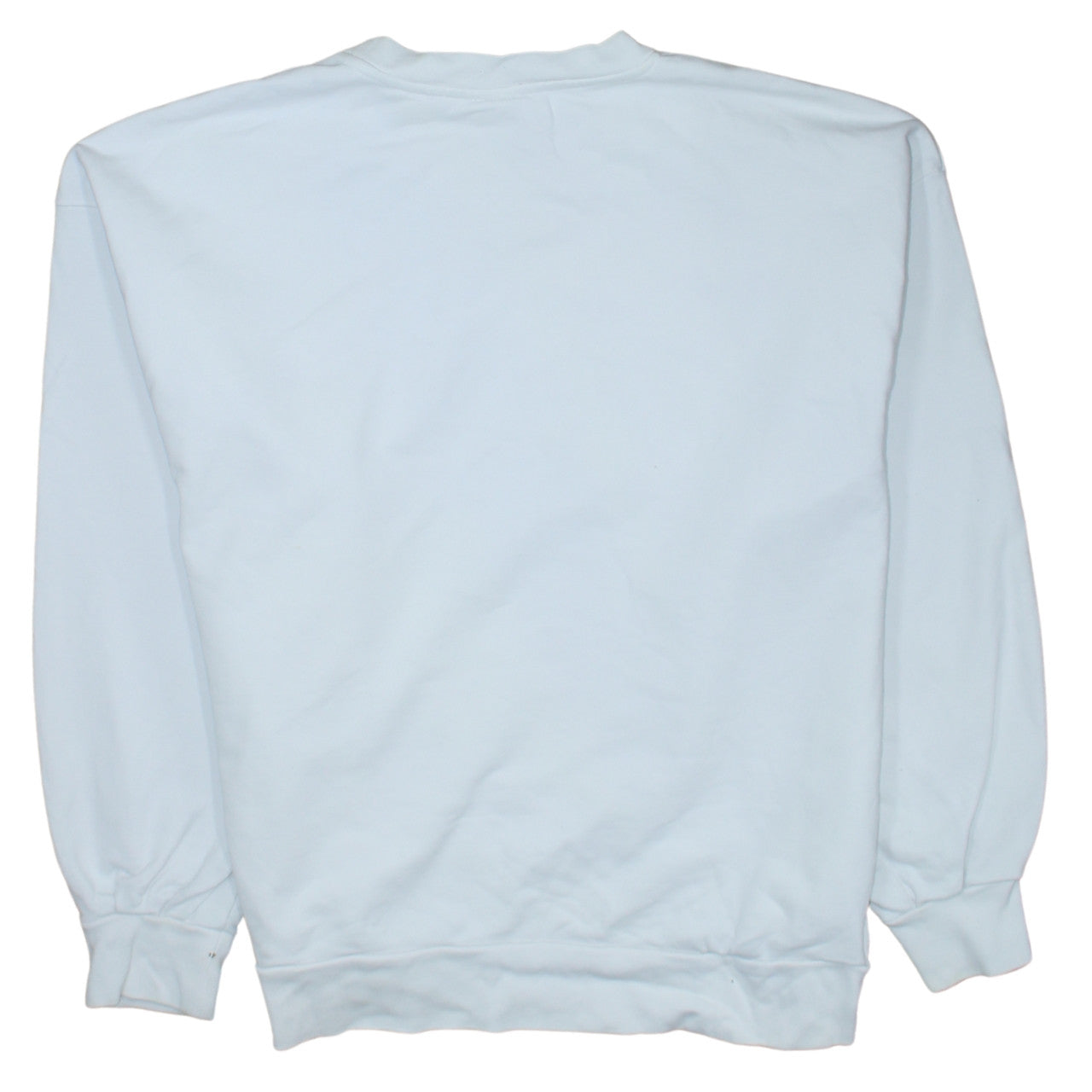 Levi's Womens White Small Pullover Sweatshirt Crew Neck Logo Print