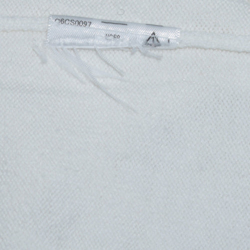 Polo Ralph Lauren Men's White Cotton V-Neck Jumper Size S