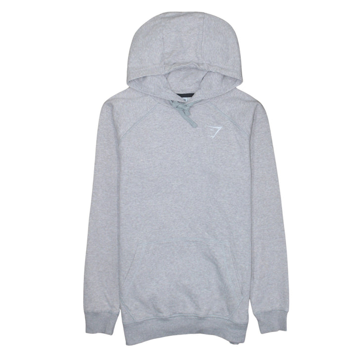 Gymshark Men's Grey Pullover Hoodie Size S Regular Fit