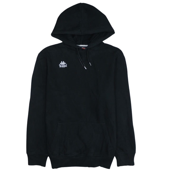 Kappa Men's Black Small Pullover Hoodie Fleece Sweatshirt