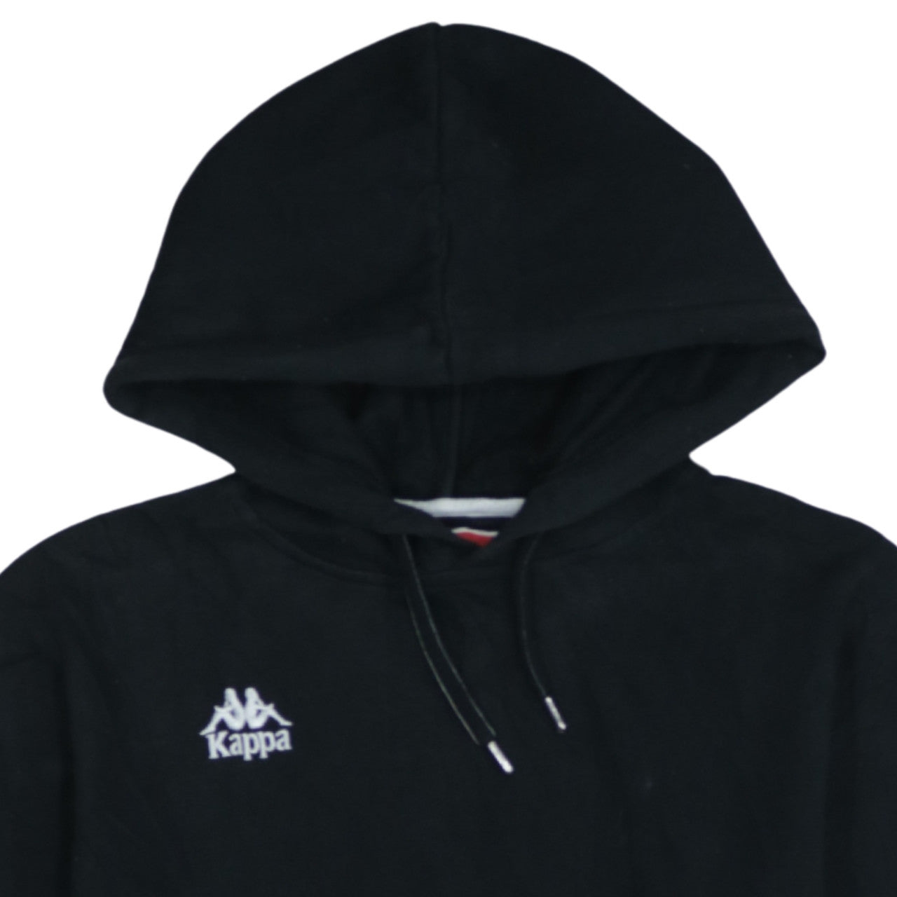 Kappa Men's Black Small Pullover Hoodie Fleece Sweatshirt