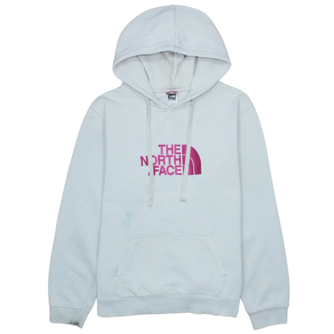 The North Face Womens Blue XL Pullover Hoodie 100% Cotton Logo Sweatshirt
