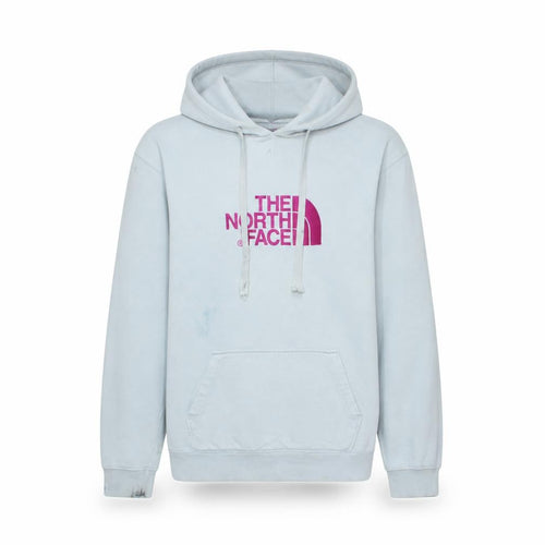 The North Face Womens Blue XL Pullover Hoodie 100% Cotton Logo Sweatshirt